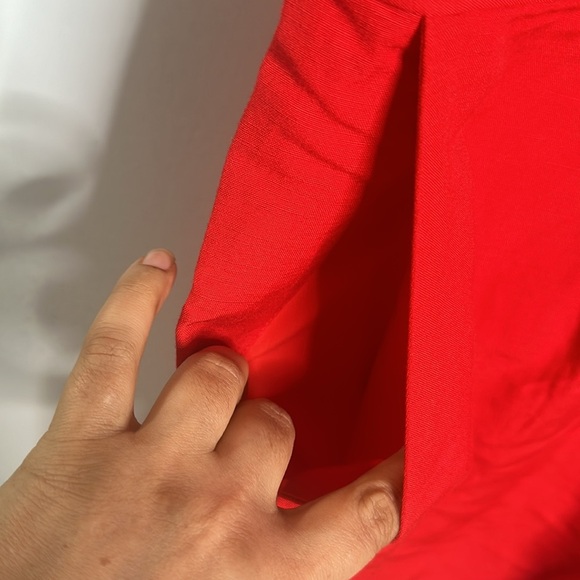 Banana Republic linen blend red romper size 10 new - Picture 6 of 9